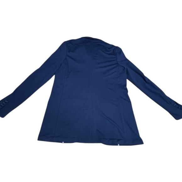 "AMERICAN TALL" BLUE Mens Blazer Cardigan 2 Button, Single Vented, Rayon Blend - Picture 2 of 8